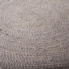 Tapis naturel en jute tissé à la main Istanbul Gris