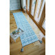 Tapis de couloir coton recyclé Leela