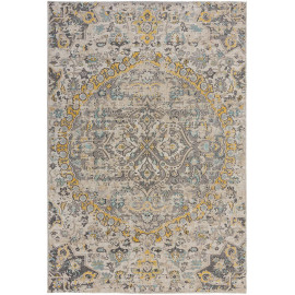 Tapis extérieur et intérieur d'orient multicolore Louisa