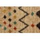 Tapis ethnique à courtes mèches Odine