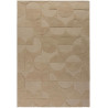 Tapis géométrique en laine design rectangle Gigi