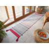 Tapis de couloir en coton Nahla