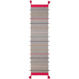 Tapis de couloir en coton Nahla