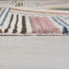 Tapis ethnique multicolore en laine Ortiz