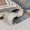 Tapis ethnique multicolore en laine Ortiz