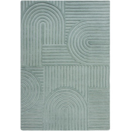 Tapis moderne en laine uni Zen Garden