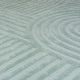 Tapis moderne en laine uni Zen Garden