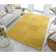 Tapis moderne en laine uni Zen Garden