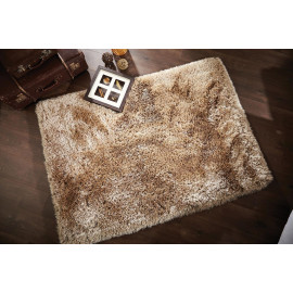 Tapis shaggy tufté moderne uni Pearl