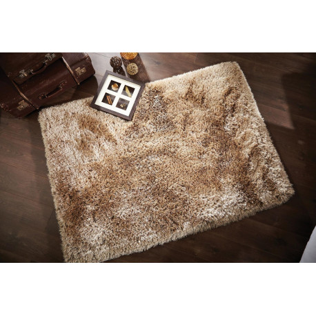 Tapis shaggy tufté moderne uni Pearl