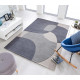 Tapis contemporain courbe pour salon Glow