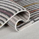 Tapis moderne multicolore courbe pour salon Helix