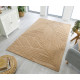 Tapis en laine effet 3D uni salon Lino Leaf