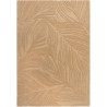 Tapis en laine effet 3D uni salon Lino Leaf