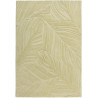 Tapis en laine effet 3D uni salon Lino Leaf