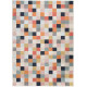 Tapis design cubique multicolore Urban Squares