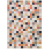 Tapis design cubique multicolore Urban Squares