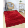 Tapis de salon shaggy uni Velvet