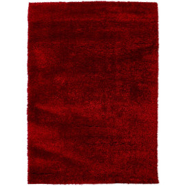 Tapis de salon shaggy uni Velvet