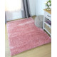 Tapis de salon shaggy uni Velvet