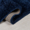Tapis de salon shaggy uni Velvet