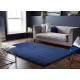 Tapis de salon shaggy uni Velvet