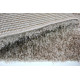 Tapis de salon shaggy uni Velvet