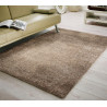Tapis de salon shaggy uni Velvet