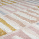 Tapis design graphique à courtes mèches Abstract Stripe