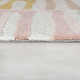 Tapis design graphique à courtes mèches Abstract Stripe