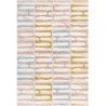 Tapis design graphique à courtes mèches Abstract Stripe