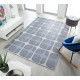 Tapis de salon rectangulaire moderne Mesh