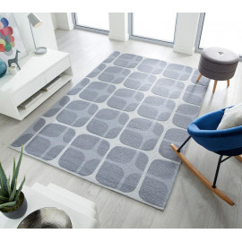 Tapis de salon rectangulaire moderne Mesh