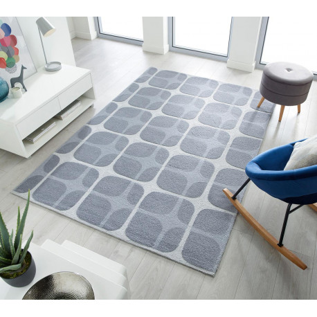 Tapis de salon rectangulaire moderne Mesh