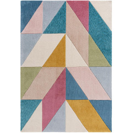 Tapis rectangulaire design graphique Metro