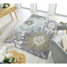 Tapis moderne à courtes mèches Soft Floral