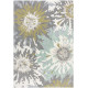 Tapis moderne à courtes mèches Soft Floral