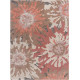 Tapis moderne à courtes mèches Soft Floral