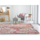 Tapis moderne à courtes mèches Soft Floral