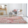 Tapis moderne à courtes mèches Soft Floral