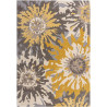 Tapis moderne à courtes mèches Soft Floral