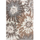 Tapis moderne à courtes mèches Soft Floral