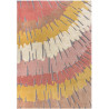 Tapis moderne effet 3D pour salon Woodgrain