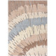 Tapis moderne effet 3D pour salon Woodgrain