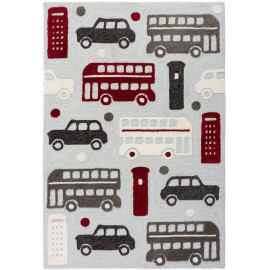 Tapis enfant multicolore City Buzz