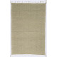 Tapis kilim laine zanafi beige 295x200 tissé main Oreane