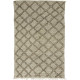 Tapis kilim laine zanafi brun 290x190 tissé main Oreade