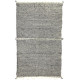 Tapis kilim laine zanafi gris 310x185 tissé main Orchidée