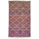 Tapis kilim laine zanafi rouge tissé main 235x140 Opure