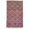 Tapis kilim laine zanafi rouge tissé main 235x140 Opure